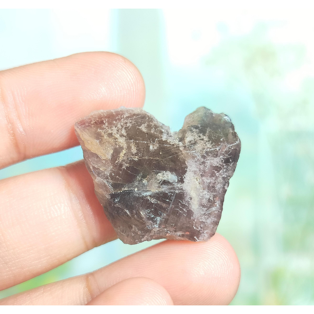 Natural Mineral Axinite Rough / Raw (10)