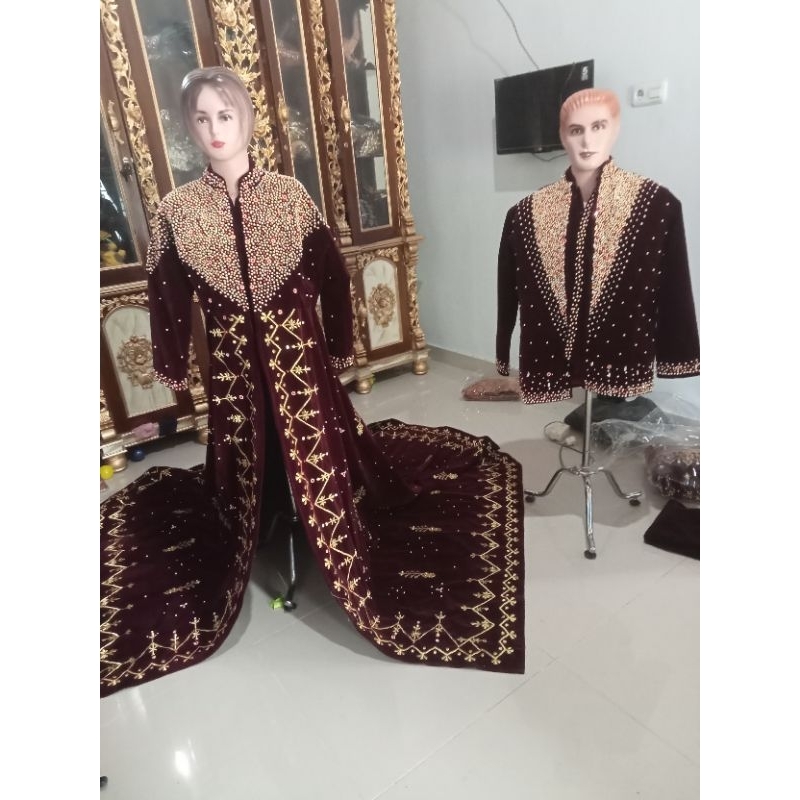 baju pengantin adat Palembang