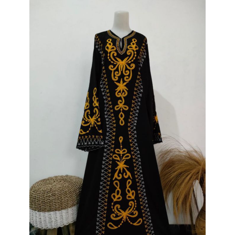 ABAYA BLUS ARAP SIZE L DEWASA - mukena abaya sholat by Jihan salsa