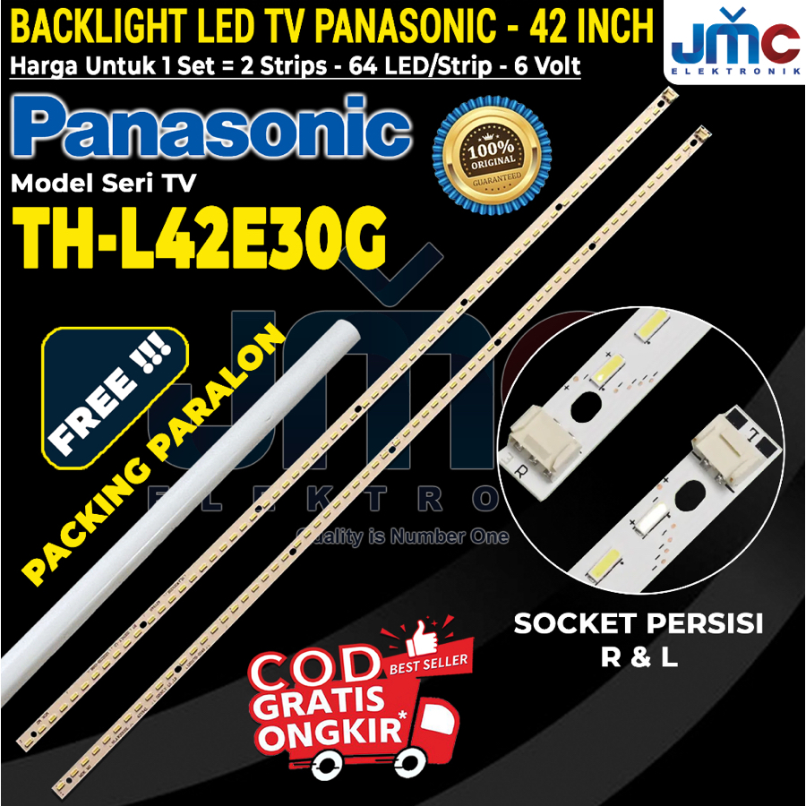 BACKLIGHT TV LED PANASONIC 42 INCH TH-L42E30G THL42E30G L42E30G 42E30G 42E30 LAMPU BL 42 IN