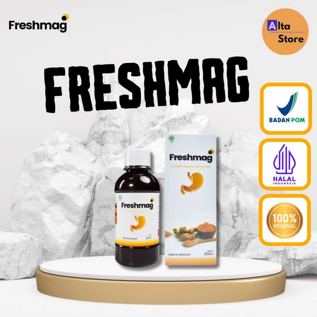Freshmag Madu Lambung Obat Sakit Maag Asam Lambung Original Makassar