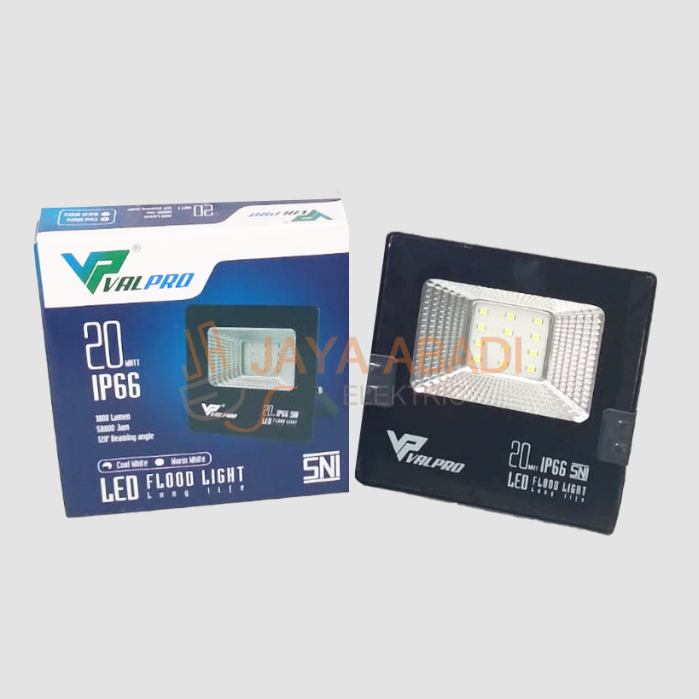 Lampu sorot led 20 watt valpro lampu sorot tembak led 20 W outdoor