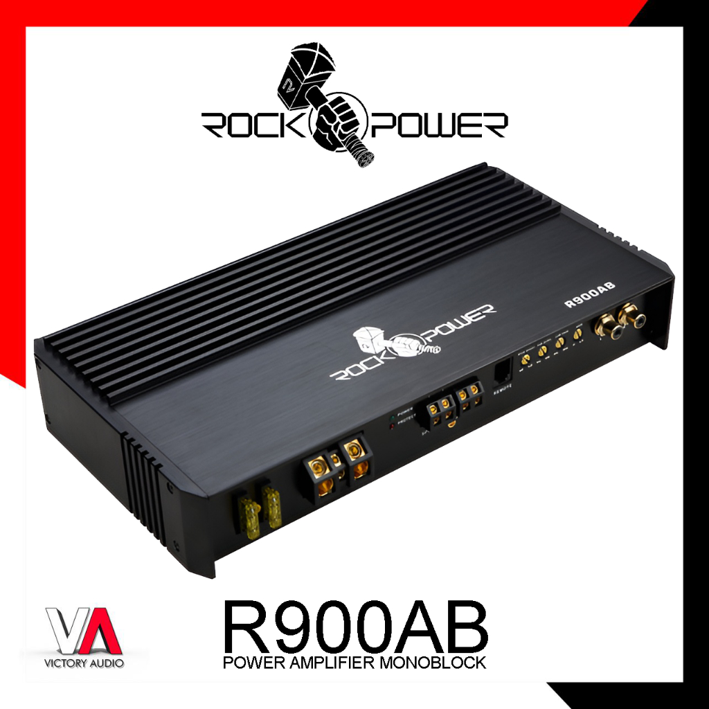 Power Amplifier Monoblock ROCKPOWER R900AB 1 Channel Sub Bass Power Amp ORIGINAL BERGARANSI RESMI