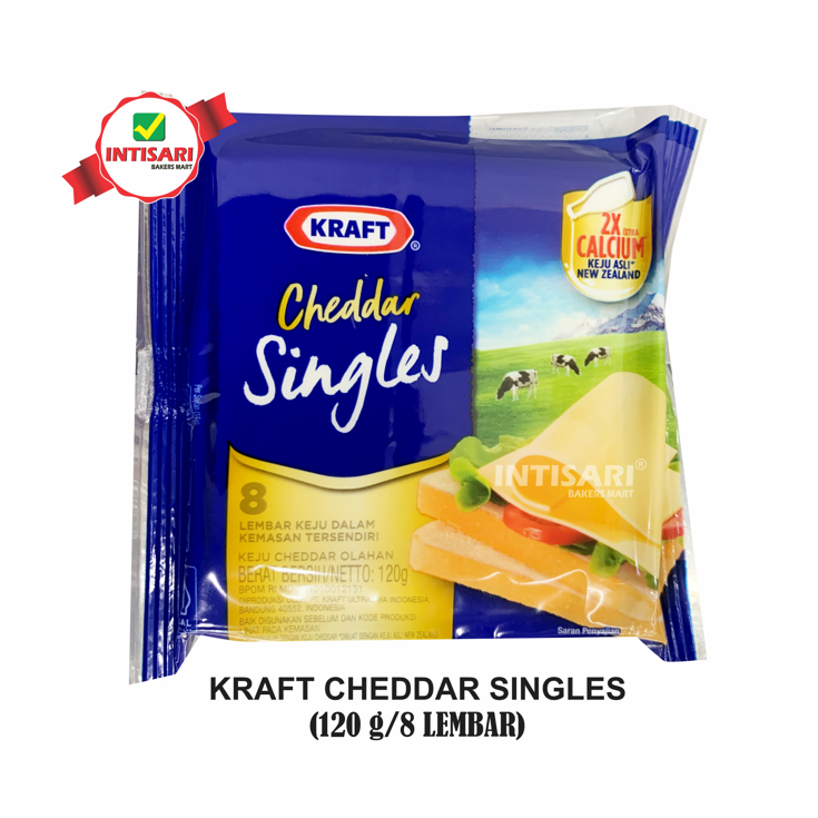 

KARFT CHEDDAR SINGLES 120 G (8 LEMBAR)