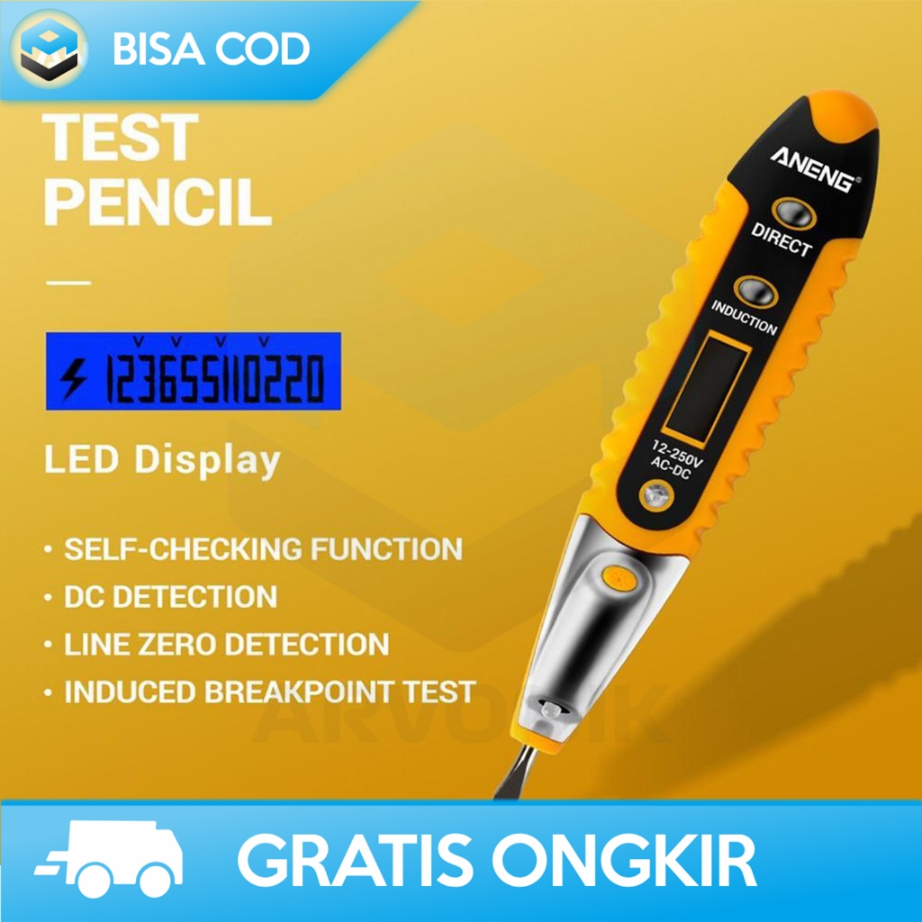 TESPEN LISTRIK SENSOR VOLTAGE PENGUKUR ARUS LISTRIK CEK KABEL PUTUS