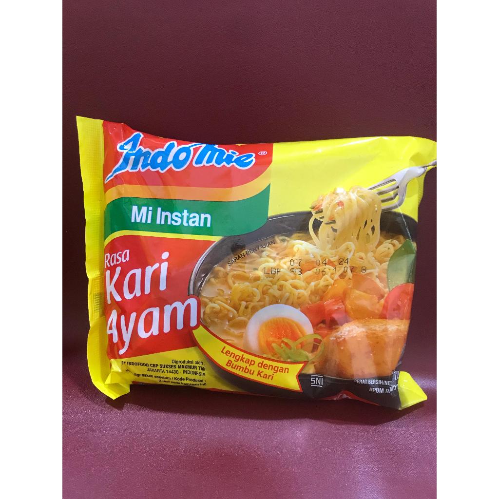 

Indomie Mie Instant Kuah Kari Ayam 72g - Mie Kuah Rasa Kari Ayam Indomie