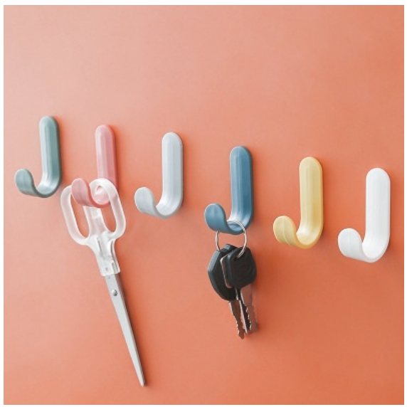 [FAFAFA] Gantungan Baju J Type / Kait Tempel J Type