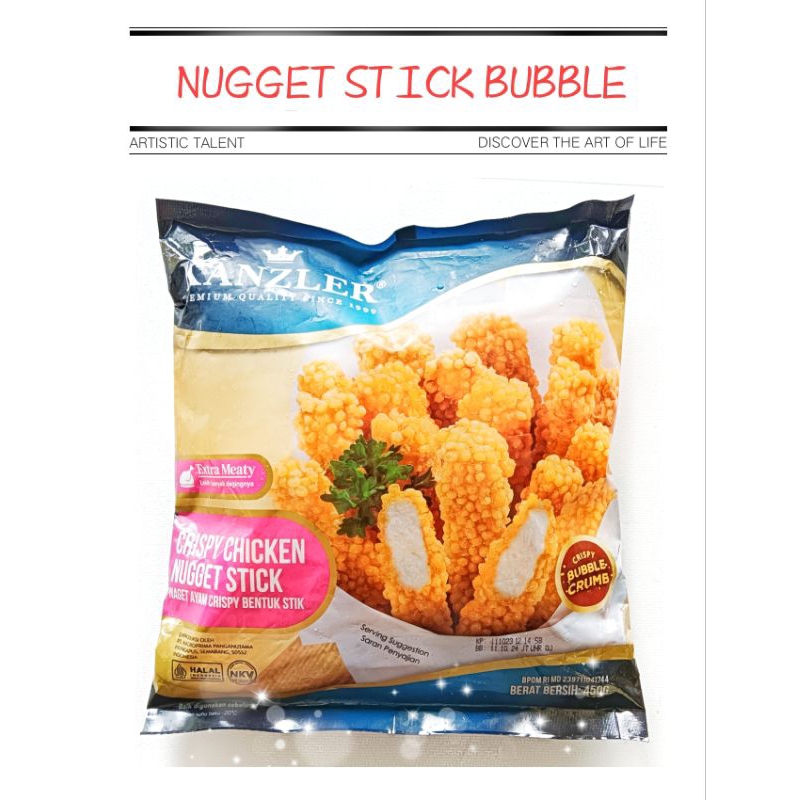 

KANZLER NUGGET STICK CRISPY BUBBLE 450G