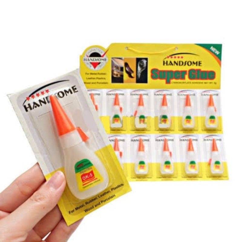 

Lem Handsome Super Glue Botol Serbaguna