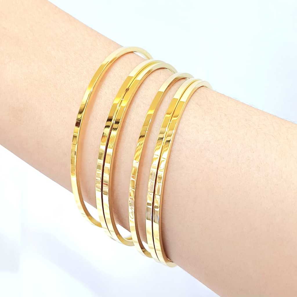 Gelang Keroncong Titanium Polos