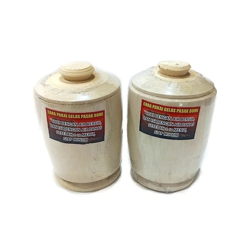 Herbal gelas kayu pasak-bumi jumbo asli kalimantan