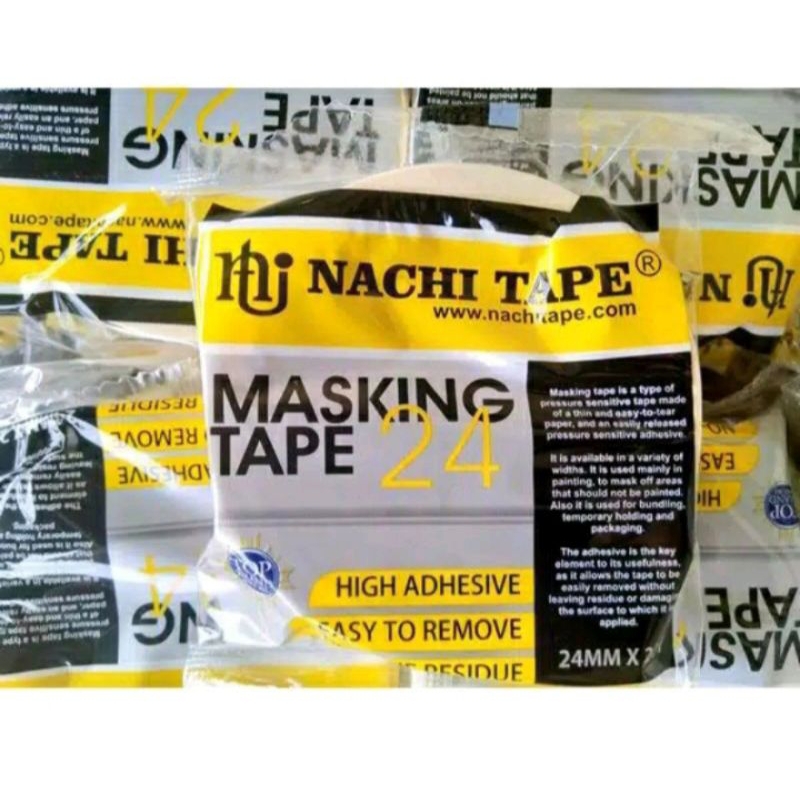 

Masking tape nachi 24mm x 20 yard / isolasi kertas nachi