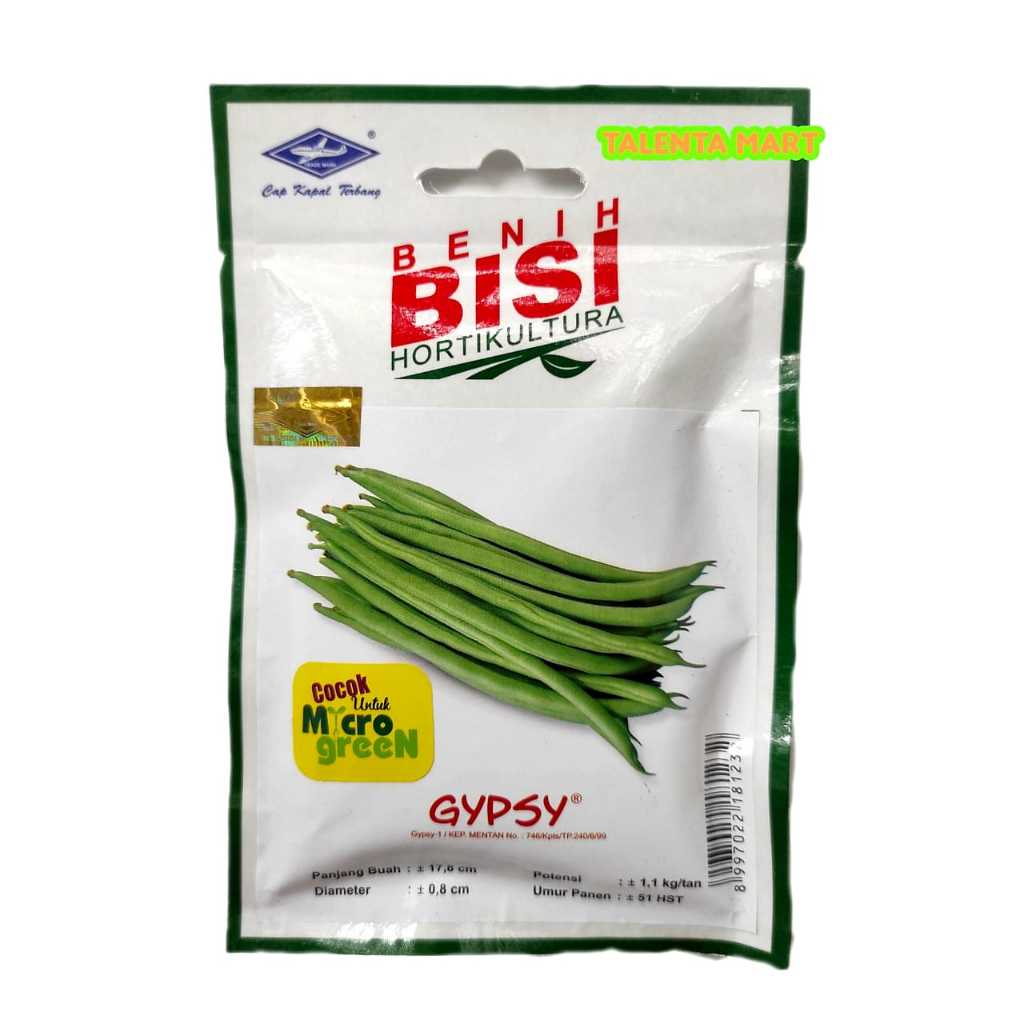 Bisi - 150 Butir Benih Buncis Gypsy