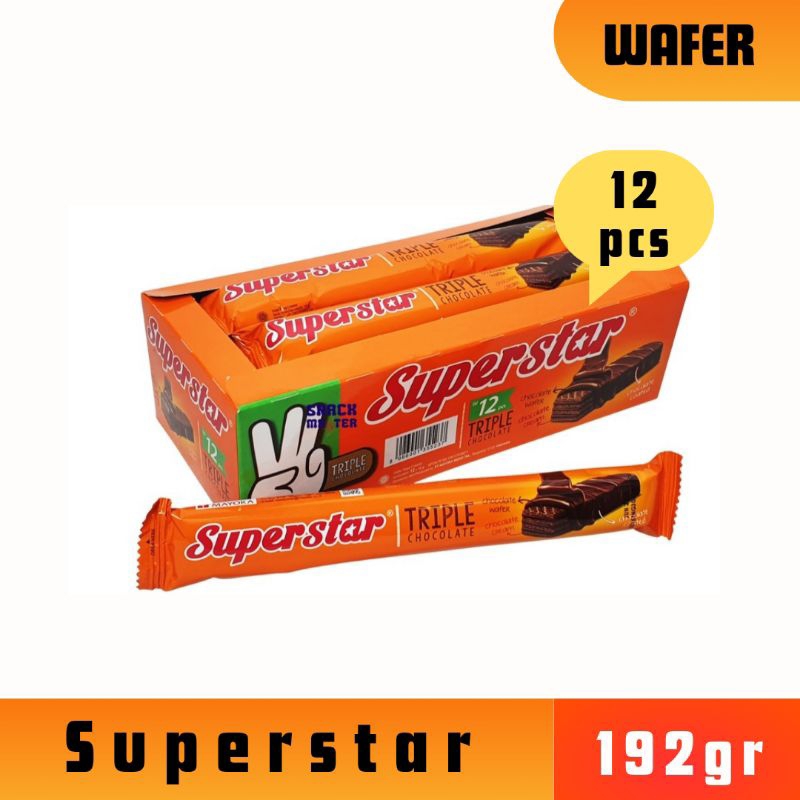 

Superstar 18gr isi 12pcs Triple Chocolate