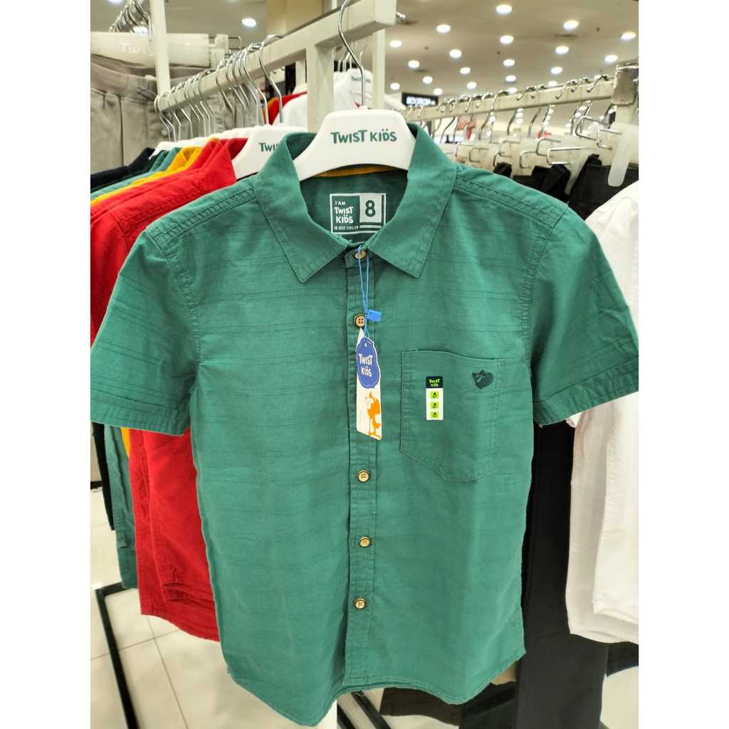 TWIST Kids Kemeja Anak Laki Laki Lengan Pendek