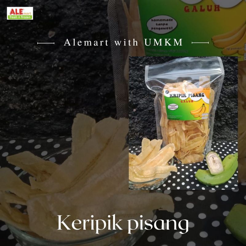 

Keripik pisang, UMKM Galuh Snack, homemade tanpa pengawet, kripik pisang