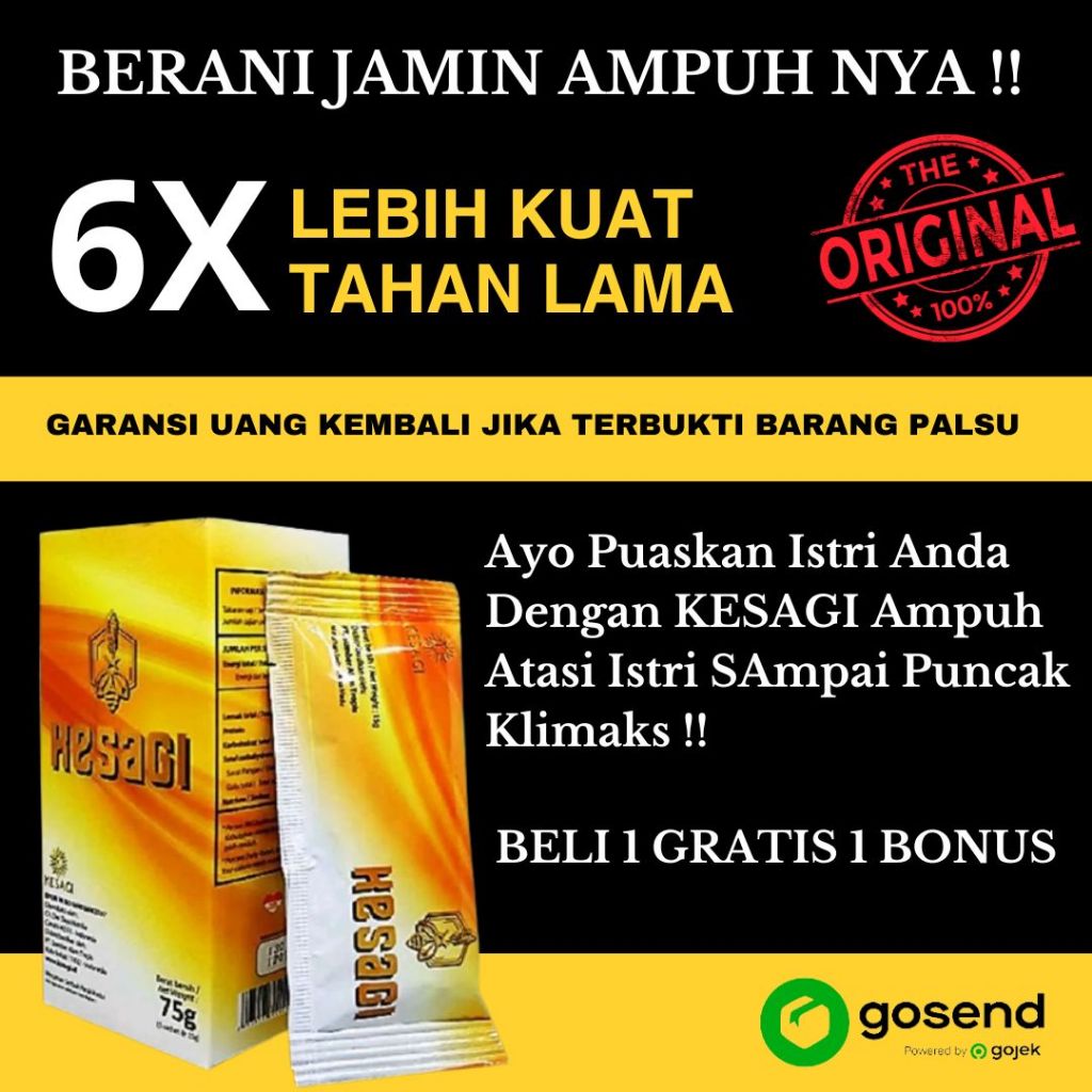Obat-Kuat Pria Kesagi Madu Original Tahan Lama & Stamina Kuat