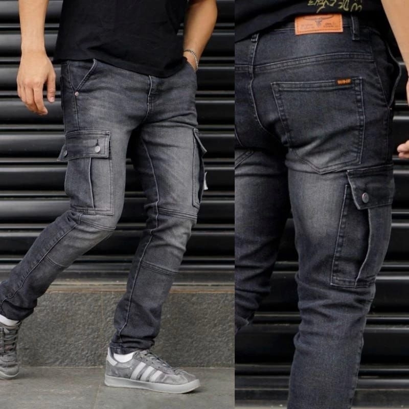 CARGO JEANS || BREWOUT || celana cargo pria || cargo panjang pria || celana jeans cargo pria || jean