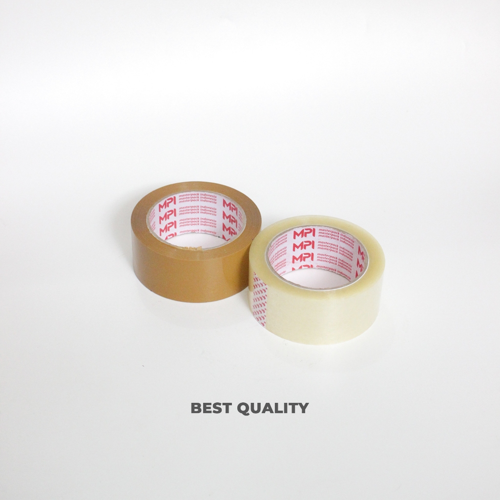 

Lakban Bening 90 Yard MPI - Lakban Cokelat 45 mm x 90 Yard Master Pack Indonesia