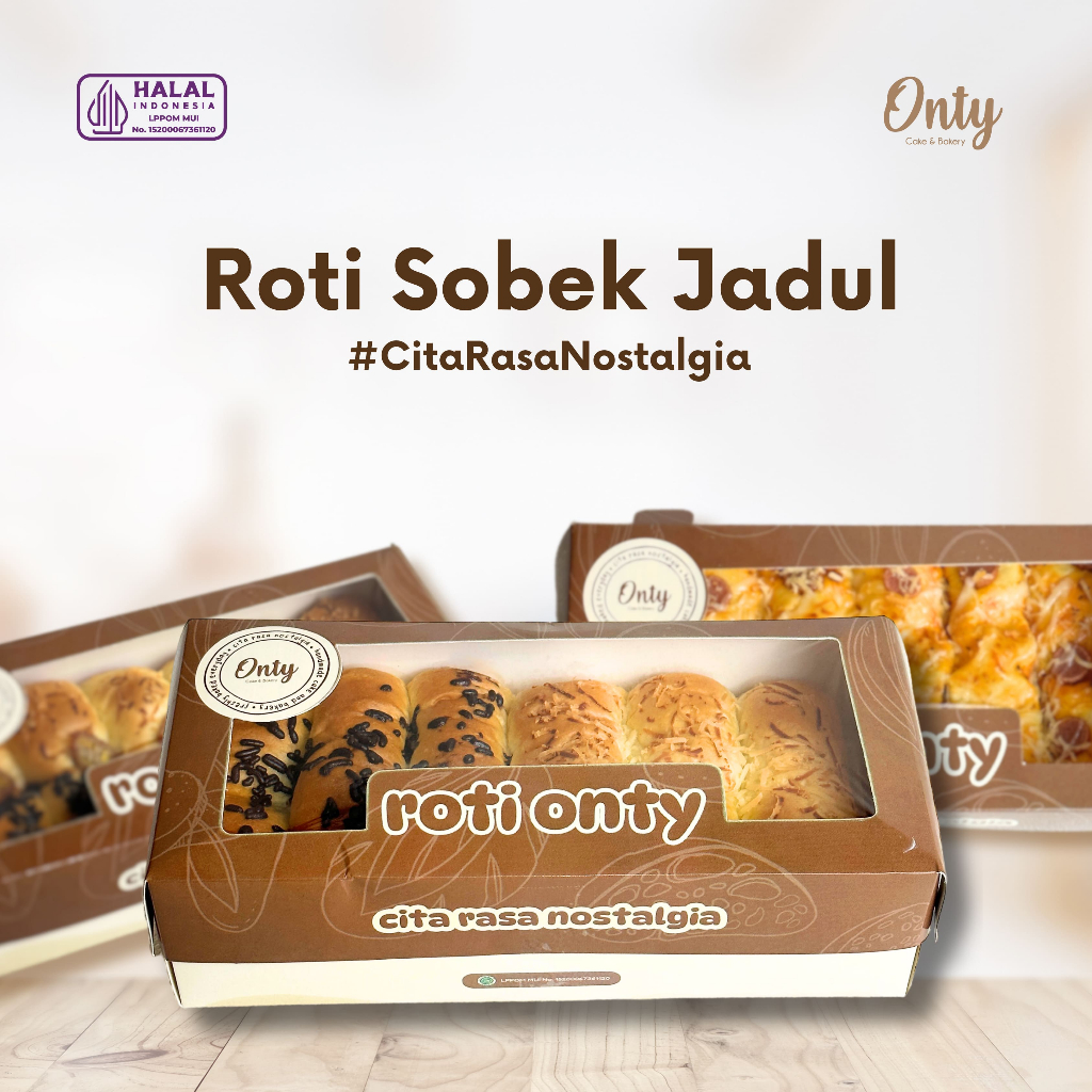 

Roti Sobek Coklat / Roti Sobek Keju / Roti Manis / Roti Sobek 20cm / Tanpa Pengawet / Roti