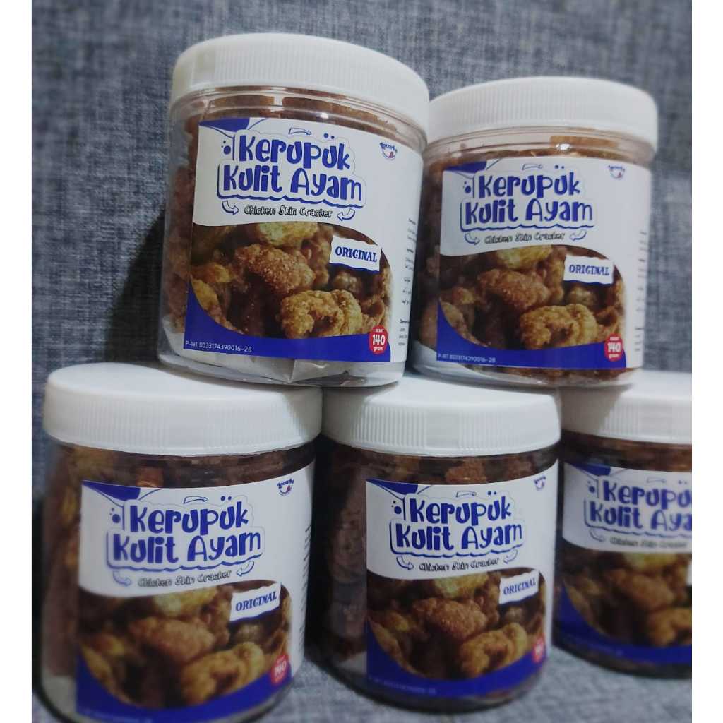 

krupuk kulit ayam gurih tanpa tepung ketofriendly