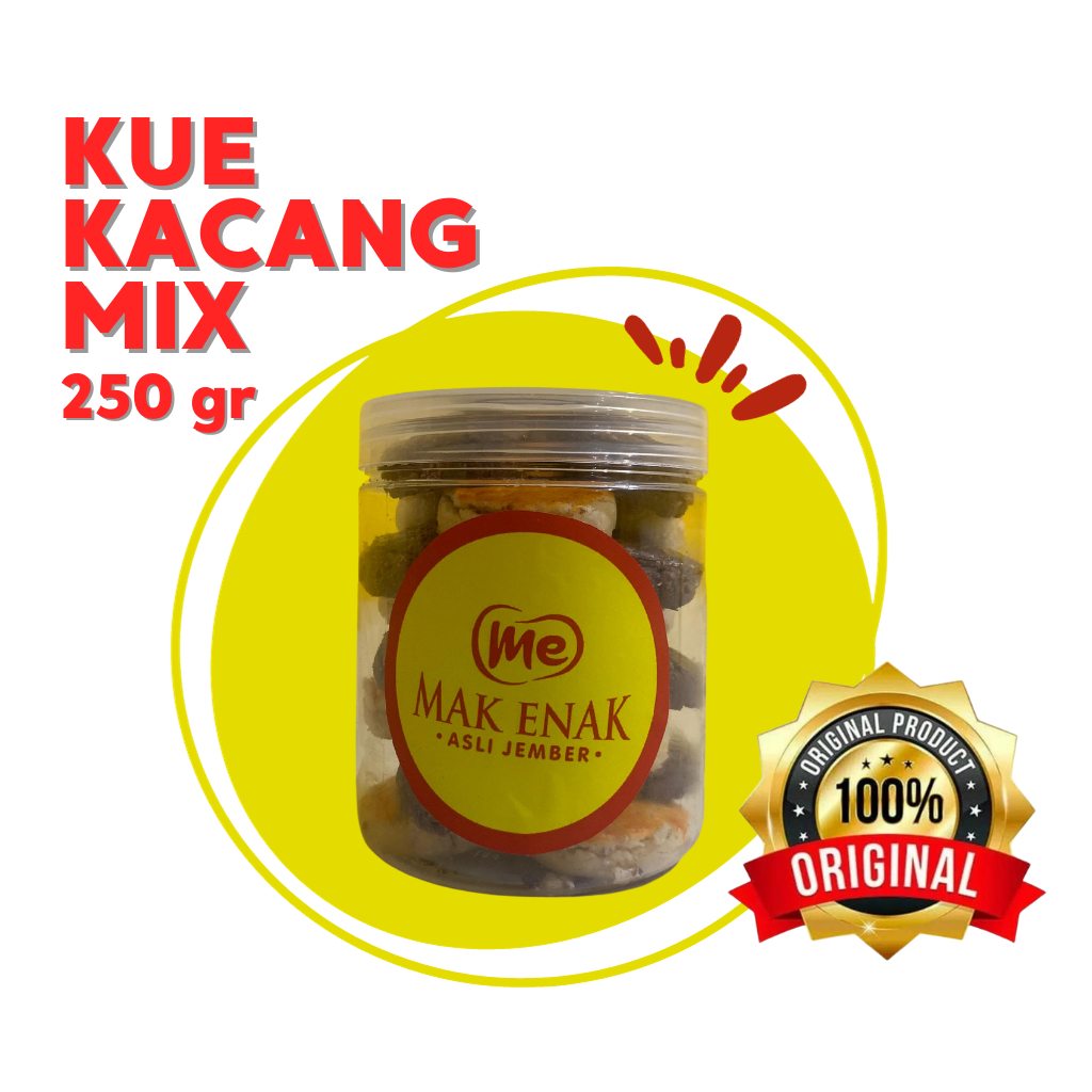 

KUE KACANG MIX MINI 250 GRAM - MAK ENAK ASLI JEMBER OFFICIAL STORE