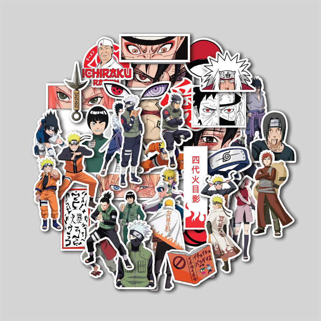 

STICKER PACK NARUTO | STICKER TUMBLER | STIKER LAPTOP KOPER HELM