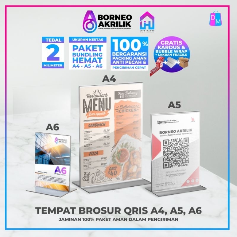 

Bundling Akrilik Super Hemat A4 A5 A6 Lifehause Banjarmasin Dilemashop Indonesia Borneo Akrilik