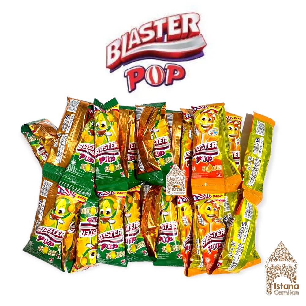 

Blaster Pop Permen Loli Lollipop Aneka Buah PACK (isi 36 pcs)