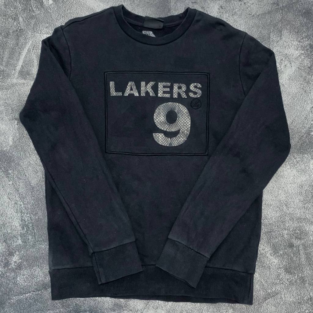 Crewneck NBA Lakers Black Branded Original Second