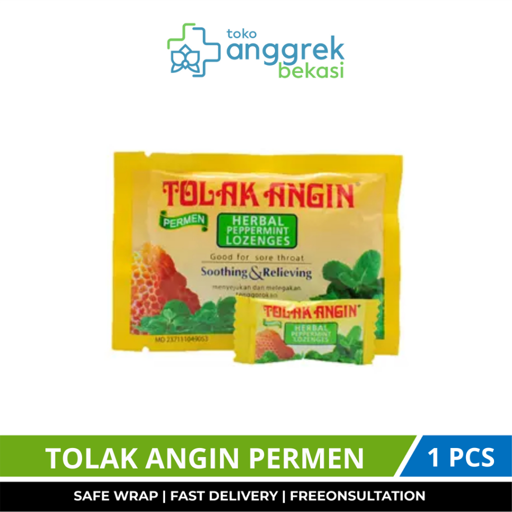 

PERMEN TOLAK ANGIN/PERMEN PELEGA TENGGOROKAN/MUAL/MASUK ANGIN