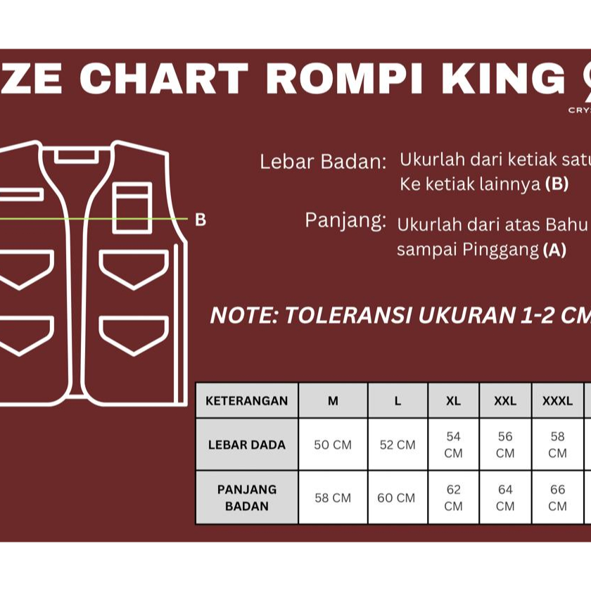 CUCI_GUDANG Rompi Tactical/Rompi King/Rompi Multifungsi /Rompi Lapangan/Rompi Kerja/Rompi Cargo/Romp