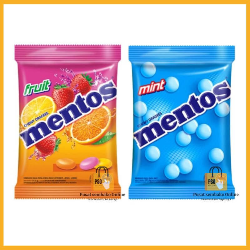 

Permen Mentos Mint Dan Mentos Fruits (1 Pak)