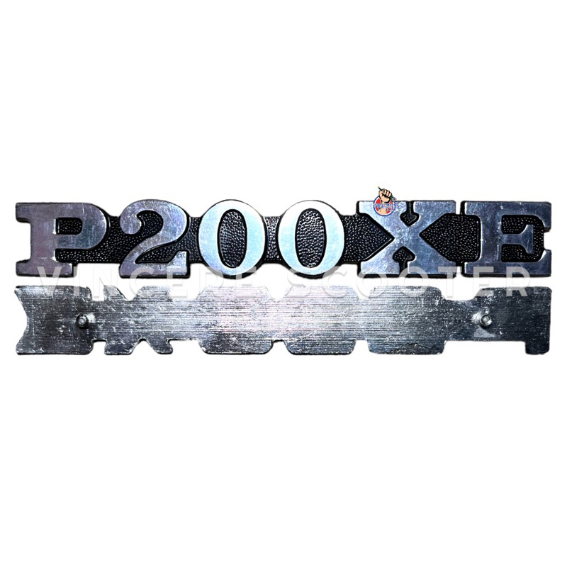 Emblem Tepong Samping P200XE NOS Vespa Spartan PX 200cc