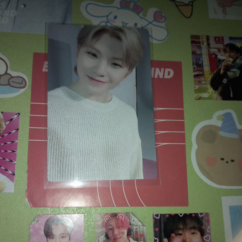 photocard woozi seventeen svt cafe