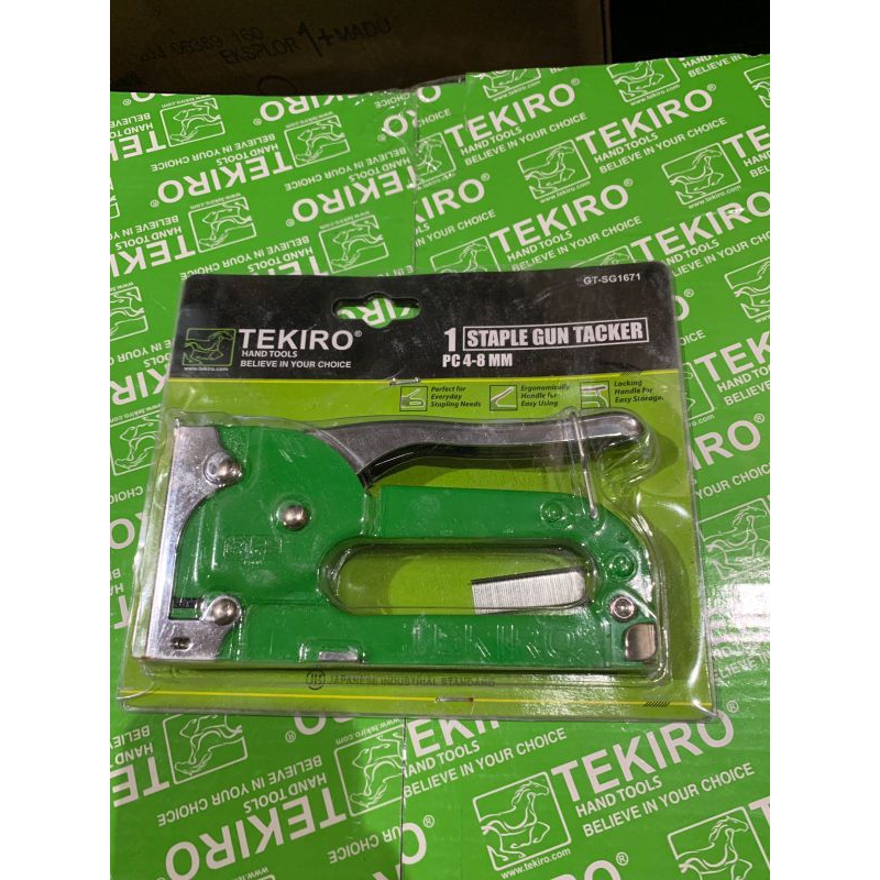 

Tekiro Staple Gun Tacker Staples Gun 4-8 MM / Tembakan Staples Tekiro