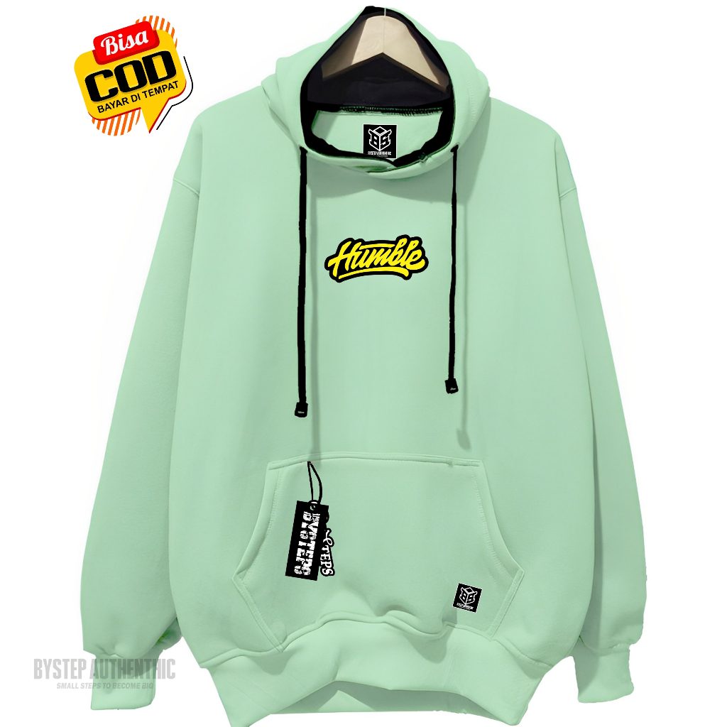 sweater hoodie pria distro asthentic hijau mint siwiter hodie cowok cewek couple pasangan oversize u