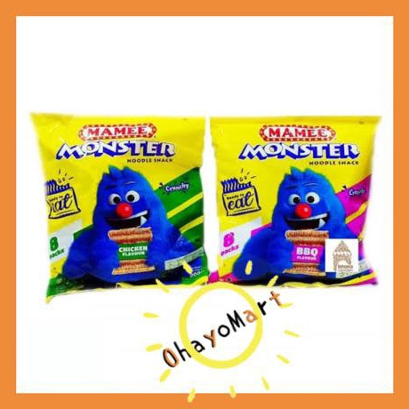 

Super Sale Mamee monster / snack noodles / snack ringan/ BBQ/ Ayam
