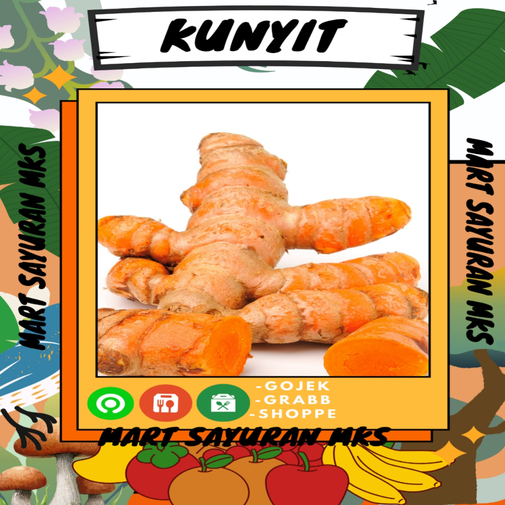 

Kunyit kuning utuh