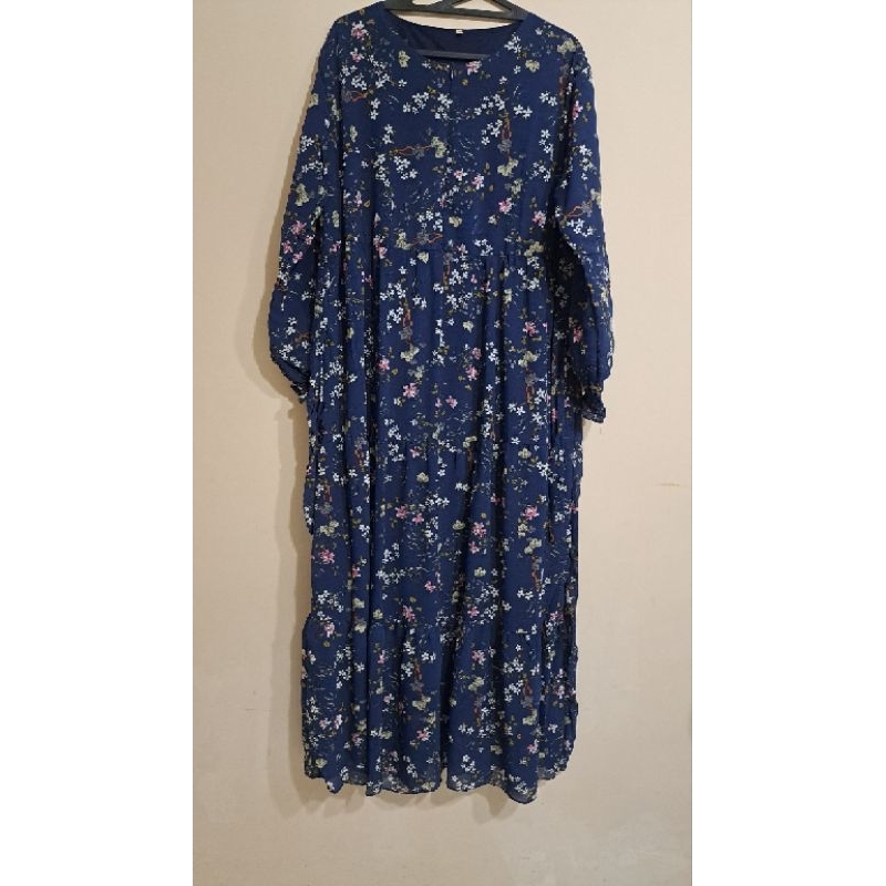 Gamis sifon jumbo preloved busui