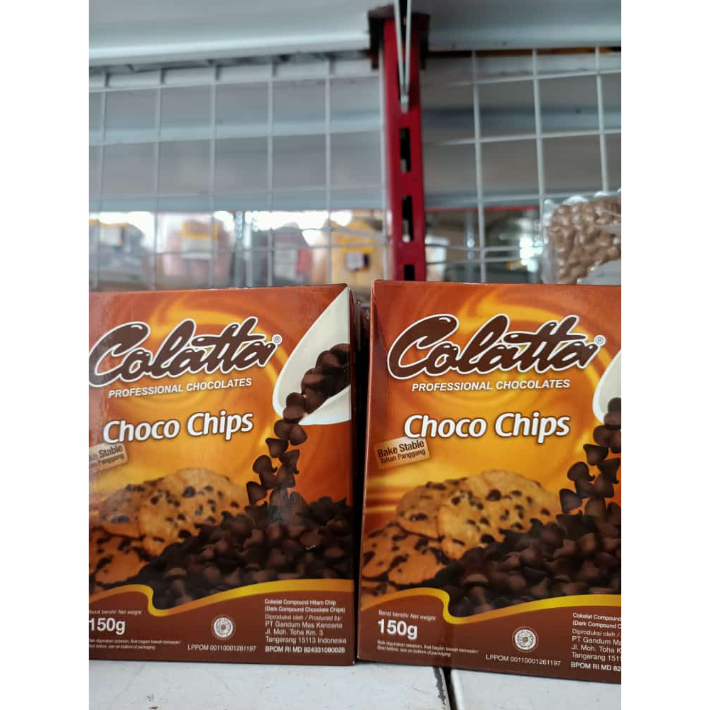 

choco chips collata kerucut 150gr