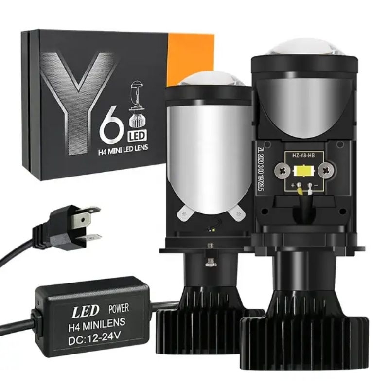 1PASANG Lampu led H4 mini projie/mini biled Y6 super terang