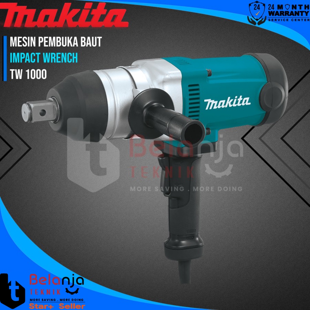 Makita Impact Wrench 1 Inch TW 1000 Mesin Pembuka Baut Listrik TW1000