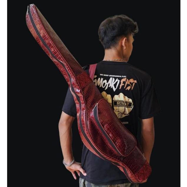 Tas Pancing Kulit Buaya // Tas Pancing Slempang // Tas Pancing Kulit