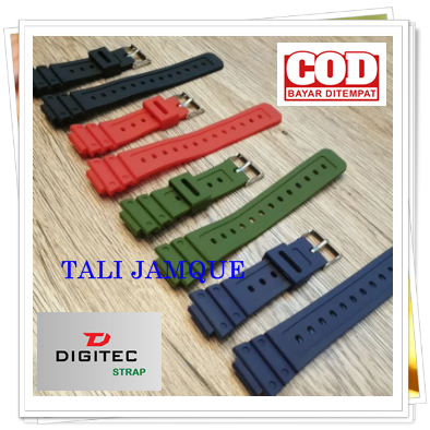 Strap Tali Untuk Jam Tangan Digitec DA-2119T DA-2119 DA2119T DA2119 MDA-3119T MDA-3119 MDA3119T Grat