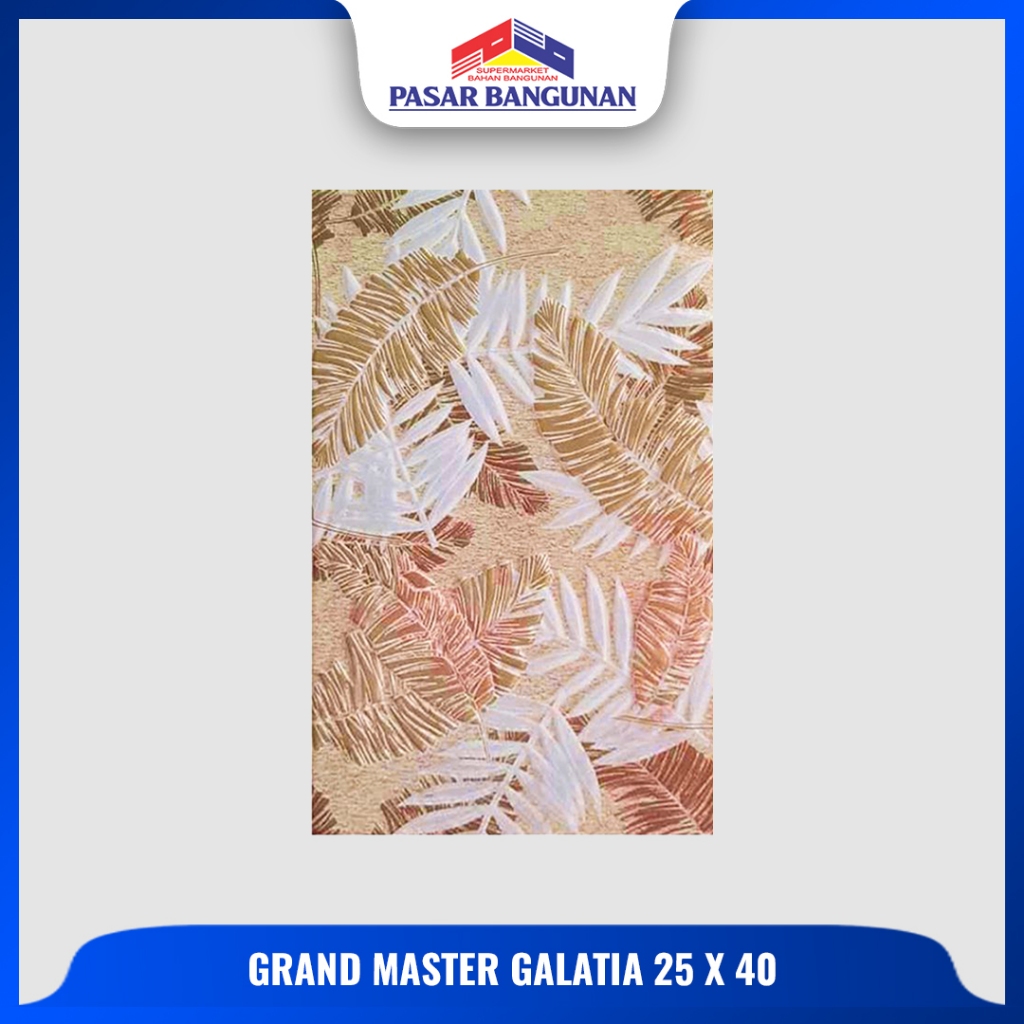 Keramik Dinding Grand Master Galatia Brown 25x40 KW 1
