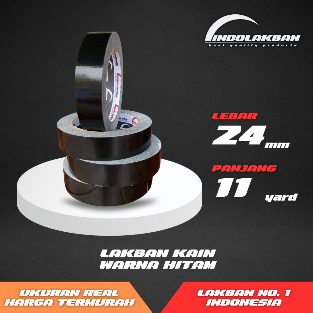 

( PER SLOP ) INDOLAKBAN LAKBAN KAIN CLOTH TAPE 1 INCH 11 YARD - 10 M
