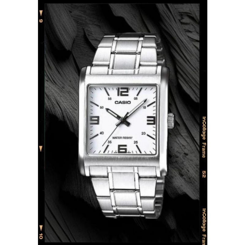 Jam tangan Unisex CASIO MTP-1337D-7ADF, Water resistant, stainless steel, ORIGINAL, bergaransi resmi