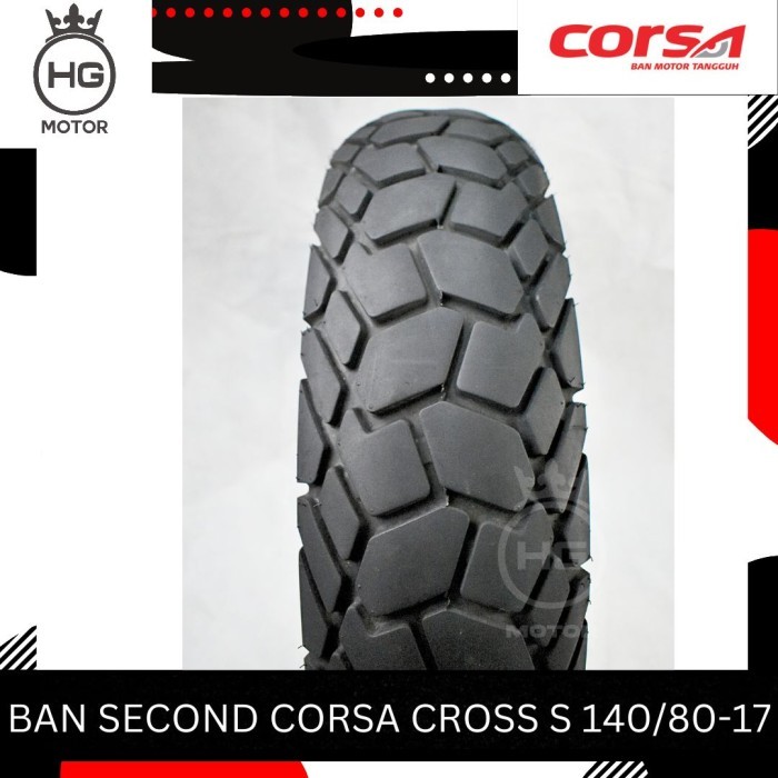 BAN  SECOND CORSA CROSS S 140/80 RING 17 BAN DUAL PURPOSE