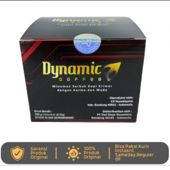 

KOPI DYNAMIC isi 10 Sachet Gratis 3 Sachet Original 100%
